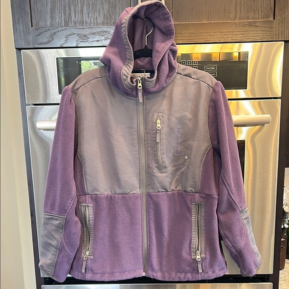 Free Country Jackets & Blazers - Free Country Purple Ski & Snow Jacket with Hood and Two-Tone Design